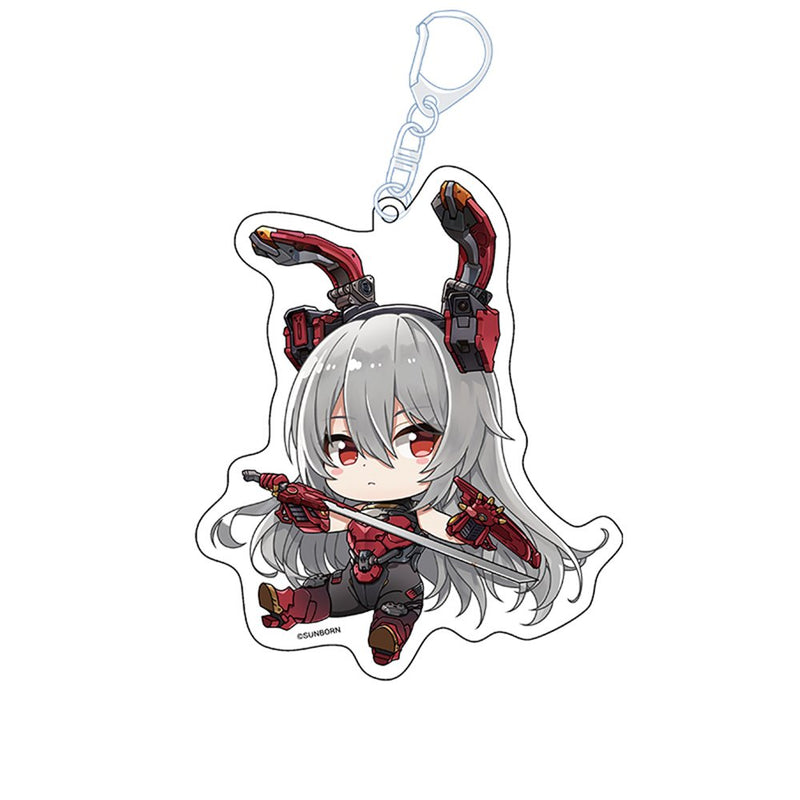 【新品】ドールズフロントライン2：エクシリウム ぺたん娘アクリルキーホルダー キャロリック / ペンギンパレード 発売日:2025年09月頃