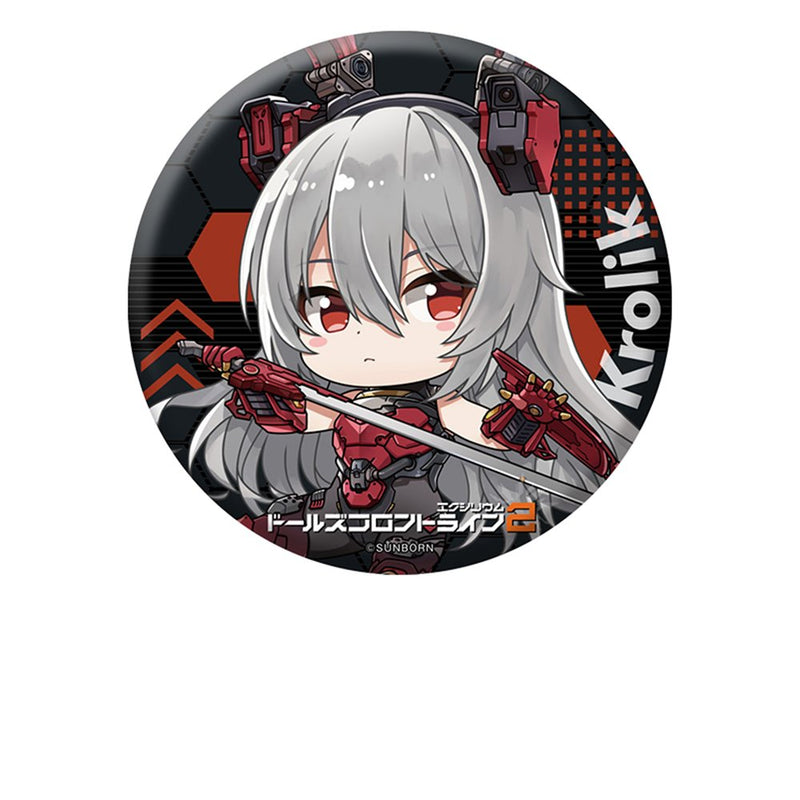 【新品】ドールズフロントライン2：エクシリウム ぺたん娘缶バッジ キャロリック / ペンギンパレード 発売日:2025年09月頃