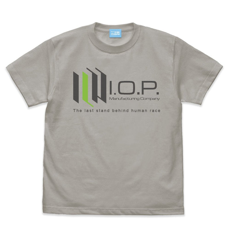 【新品】ドールズフロントライン I.O.P.ロゴ Tシャツ/LIGHT GRAY/M / コスパ 発売日:2022年05月頃