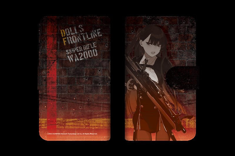 【新品】ドールズフロントライン ダイアリースマホケースfor マルチサイズ【L】 01 WA2000 / カナリア 発売日:2019年03月頃