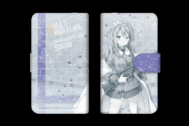 【新品】ドールズフロントライン ダイアリースマホケースfor マルチサイズ【L】 02 スオミ / カナリア 発売日:2019年03月頃