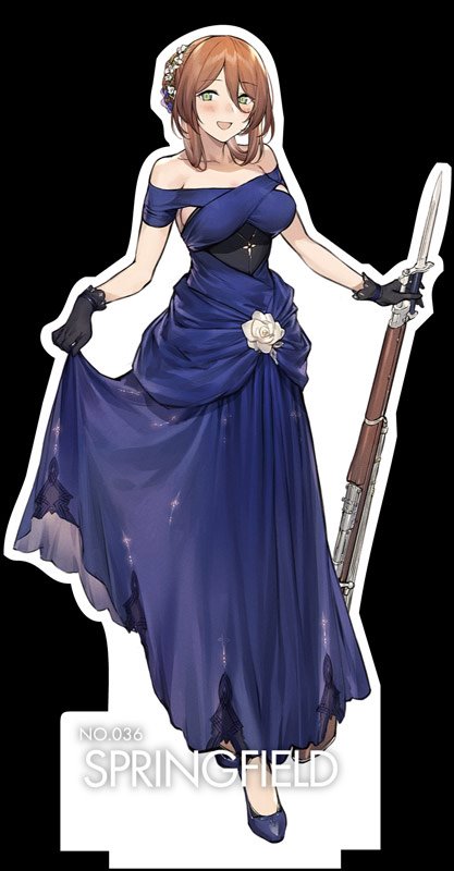 【新品】ドールズフロントライン 戦術人形コレクション　牧月の誘い　スプリングフィールド　“灯下のクイーン” / サンボーンジャパン 発売日:2019年12月頃