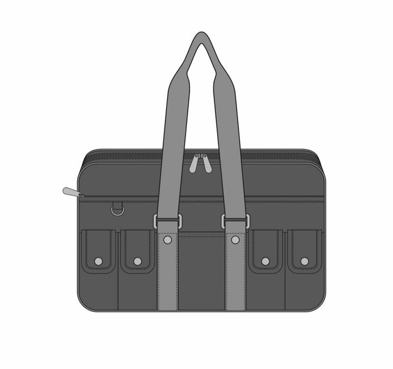 【新品】ドールズフロントライン 89式スクールバッグ　32ｍｍ缶バッジ3個付 / サンボーンジャパン 発売日:2020年06月頃
