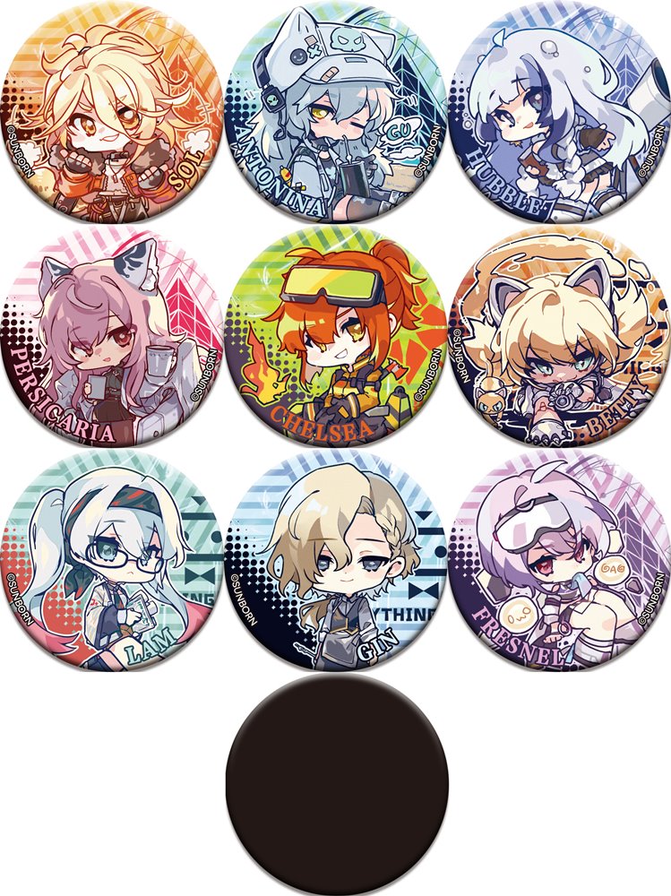 【新品】ドールズフロントライン ニューラルクラウド缶バッジコレクション　全10種 / サンボーンジャパン 発売日:2023年01月頃