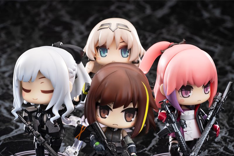 【新品】HOBBYMAX MINICRAFTシリーズ デフォルメ可動フィギュア ドールズフロントライン 反逆小隊 全4種セット / HOBBYMAX 発売日:2021年04月頃